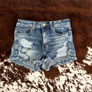 Distressed American Eagle Jean shorts